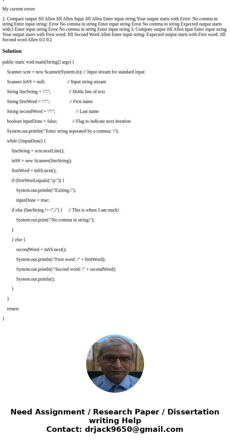 In C please. not C+. Currently running into some errors and seem to get the program to fully work 1) Prompt the user for a string that contains two strings sepa In C please. not C+. Currently running into some errors and seem to get the program to fully work 1) Prompt the user for a string that contains two strings sepa