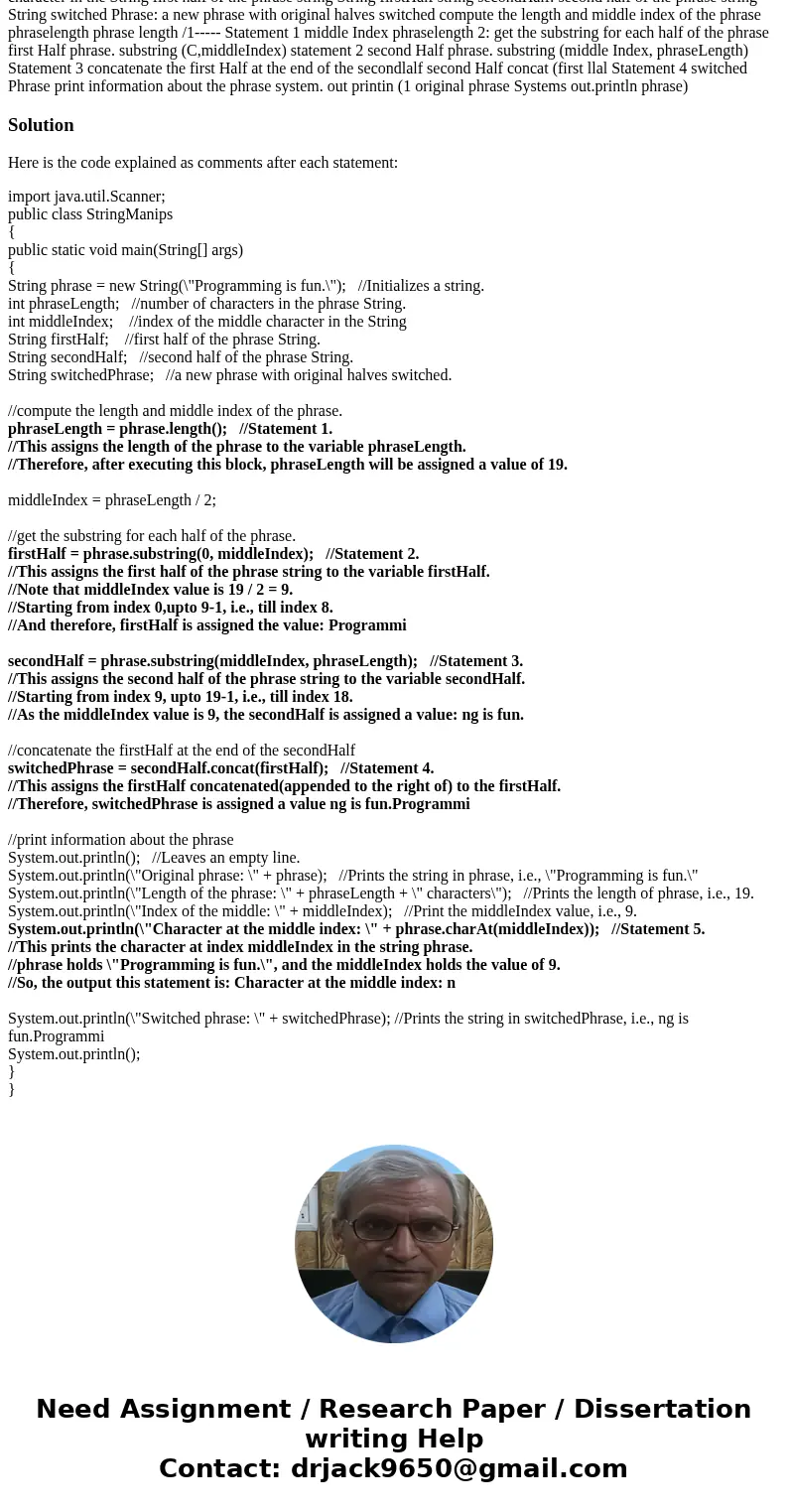 Lab Letter: Name: CSE 110 Lab 3: Objects and Classes in Java Lab Exercise Complete this portion ofthe lab during our lab session. 1, String Manipulation: The f  Lab Letter: Name: CSE 110 Lab 3: Objects and Classes in Java Lab Exercise Complete this portion ofthe lab during our lab session. 1, String Manipulation: The f