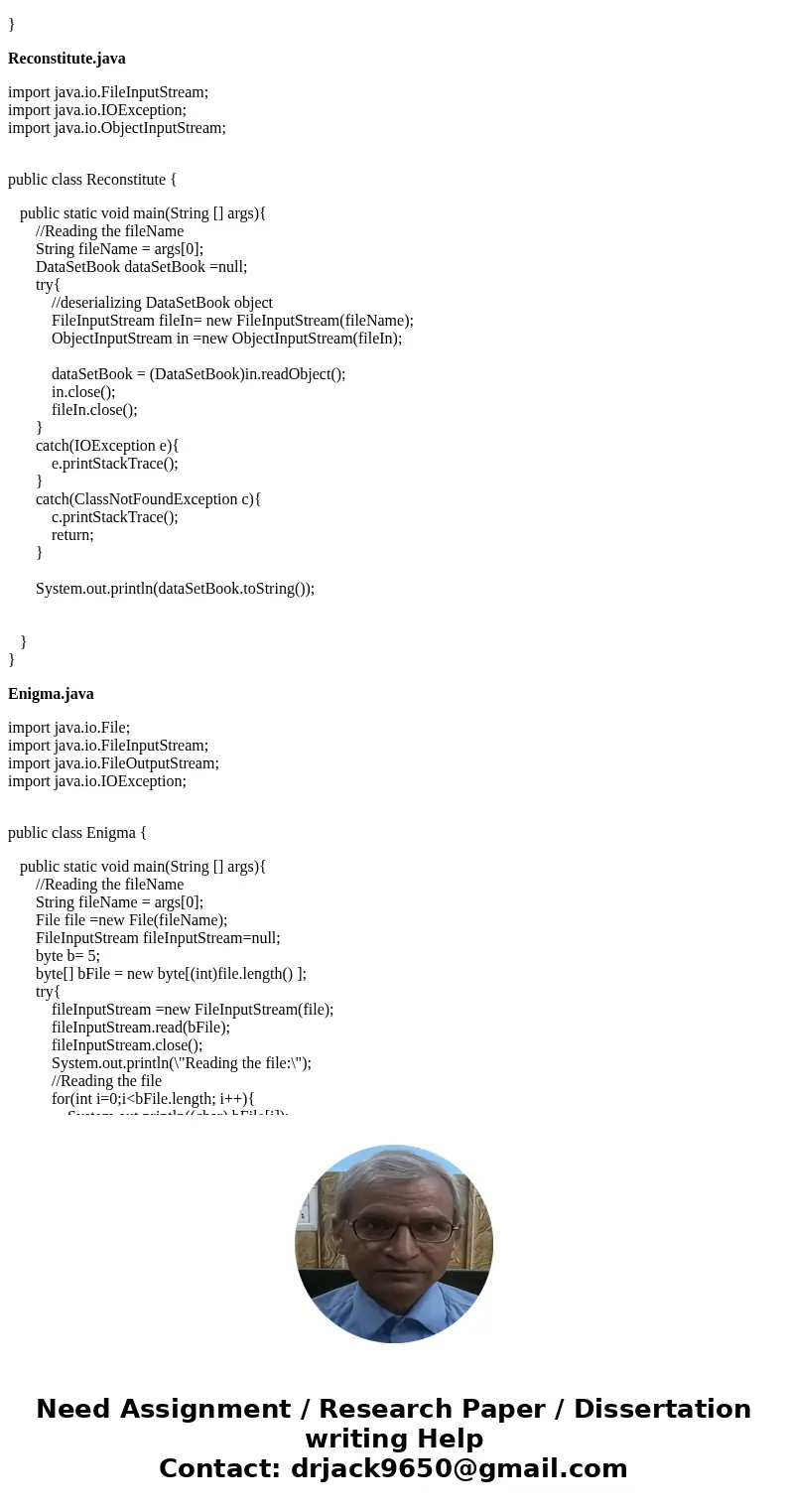 Lab Serialization and Binary I/O Please use Serialization This lab introduces students to reading and writing binary data and objects. After completing this exe Lab Serialization and Binary I/O Please use Serialization This lab introduces students to reading and writing binary data and objects. After completing this exe