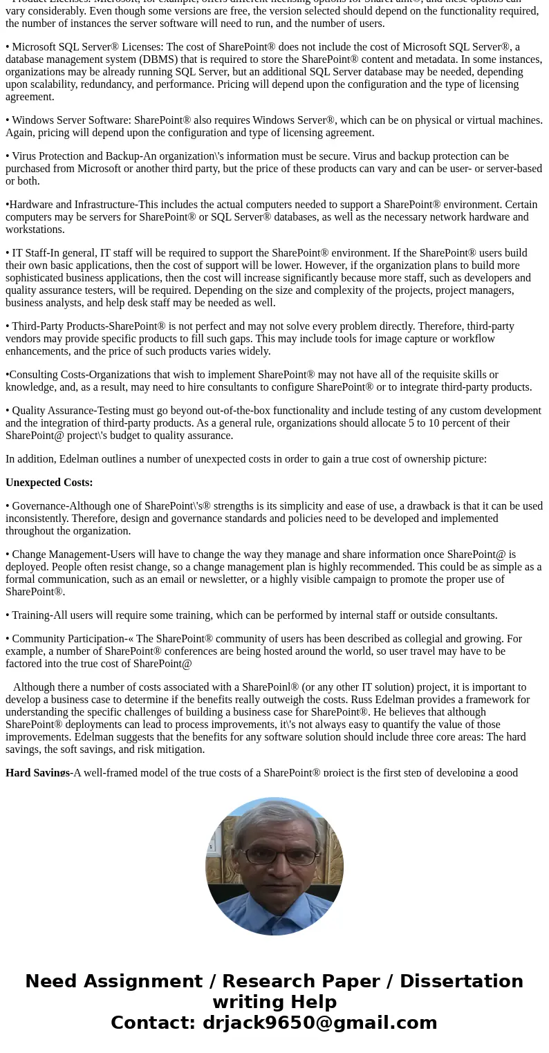 Making a Case for Microsoft\'s SharePoint Increasingly more and more organizations are attempting to make information more accessible and shareable among employ Making a Case for Microsoft\'s SharePoint Increasingly more and more organizations are attempting to make information more accessible and shareable among employ