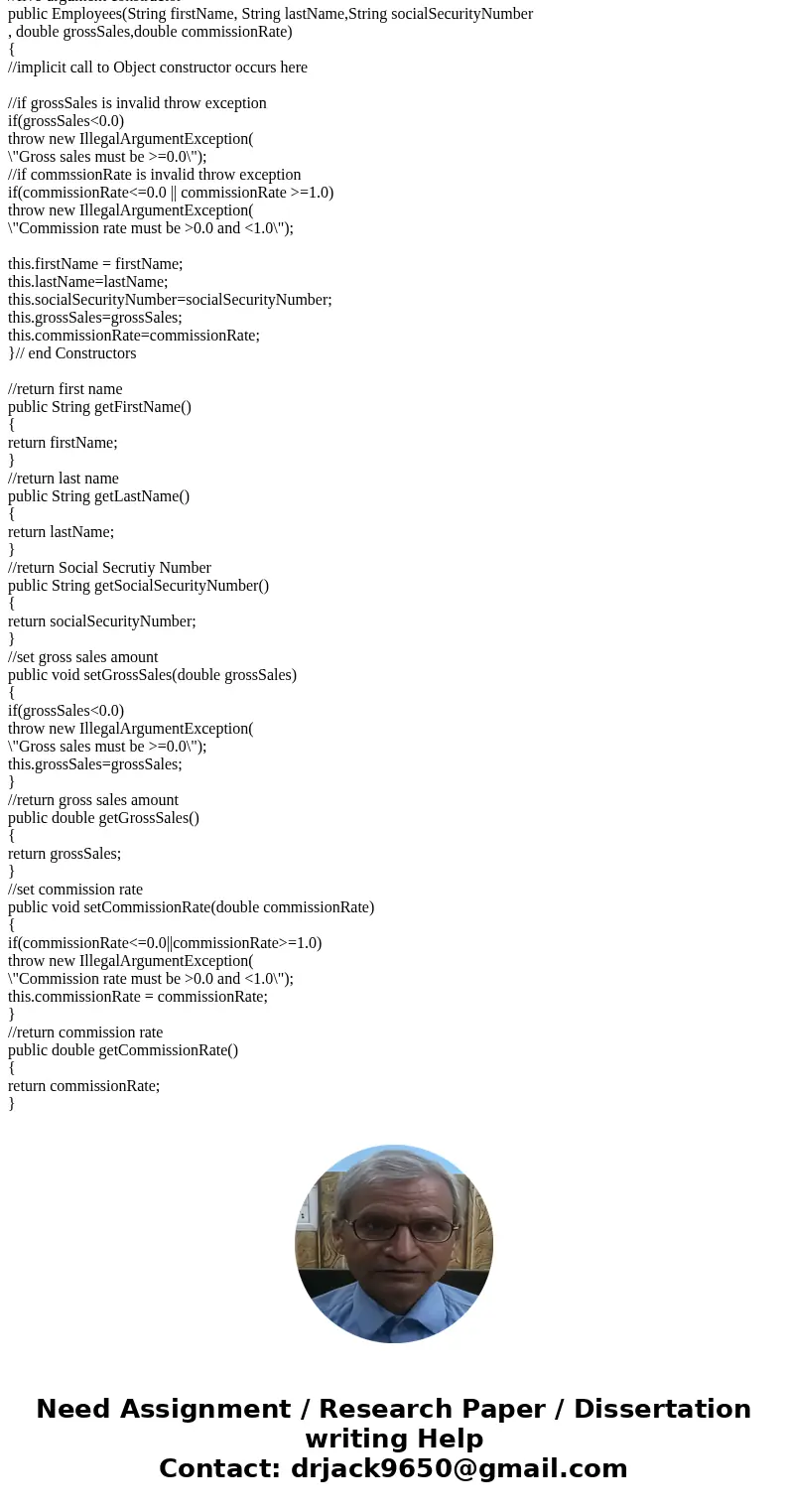 NEED HELP WRITING A JAVA PROGRAM In Chapter 9, we studied an inheritance hierarchy in which class BasePlusCommissionEmployee inherited from CommissionEmployee.  NEED HELP WRITING A JAVA PROGRAM In Chapter 9, we studied an inheritance hierarchy in which class BasePlusCommissionEmployee inherited from CommissionEmployee.