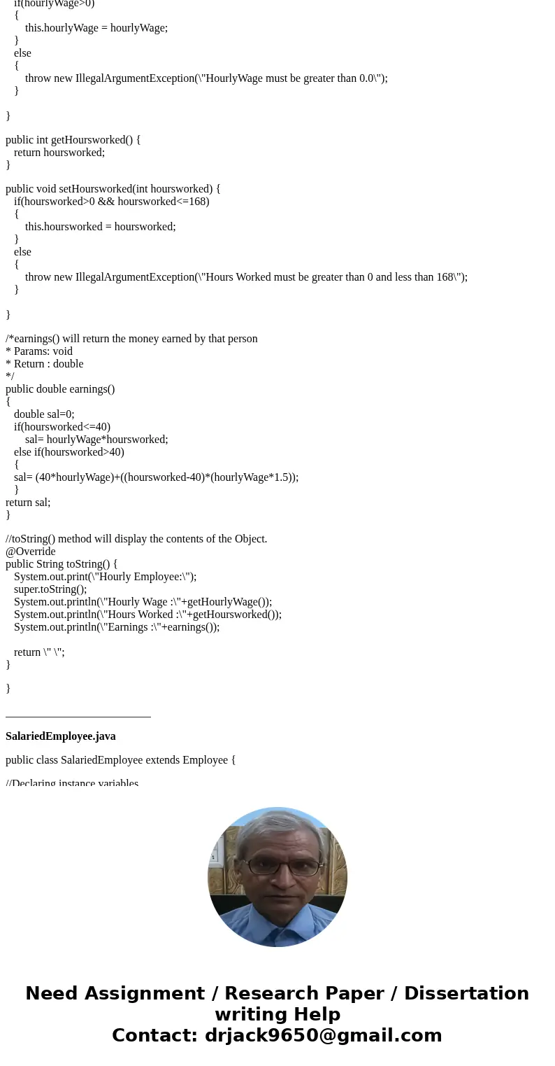 NEED HELP WRITING A JAVA PROGRAM In Chapter 9, we studied an inheritance hierarchy in which class BasePlusCommissionEmployee inherited from CommissionEmployee.  NEED HELP WRITING A JAVA PROGRAM In Chapter 9, we studied an inheritance hierarchy in which class BasePlusCommissionEmployee inherited from CommissionEmployee.