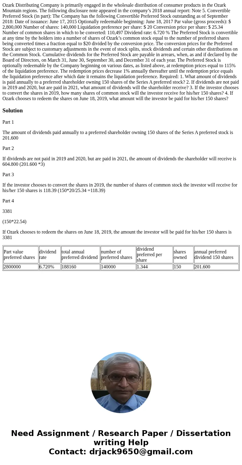 Ozark Distributing Company is primarily engaged in the wholesale distribution of consumer products in the Ozark Mountain regions. The following disclosure note  Ozark Distributing Company is primarily engaged in the wholesale distribution of consumer products in the Ozark Mountain regions. The following disclosure note