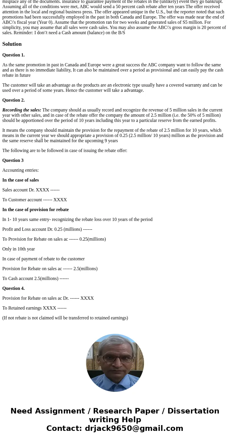  P4. As Easy as ABC INTRODUCTION ABC Warehouse operates a chain of 35 discount retail appliance and electronics stores in Michigan, Ohio, and Indiana. The firm 