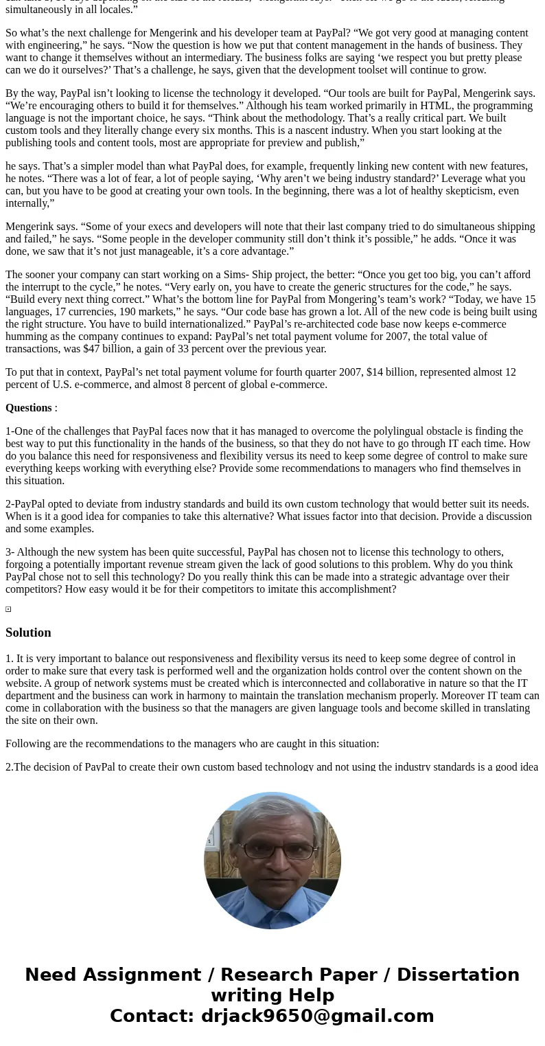 PayPal: Going Global All Languages at a Time When you’re a global company that keeps expanding into new countries, how do you keep all of your consumer sites up PayPal: Going Global All Languages at a Time When you’re a global company that keeps expanding into new countries, how do you keep all of your consumer sites up