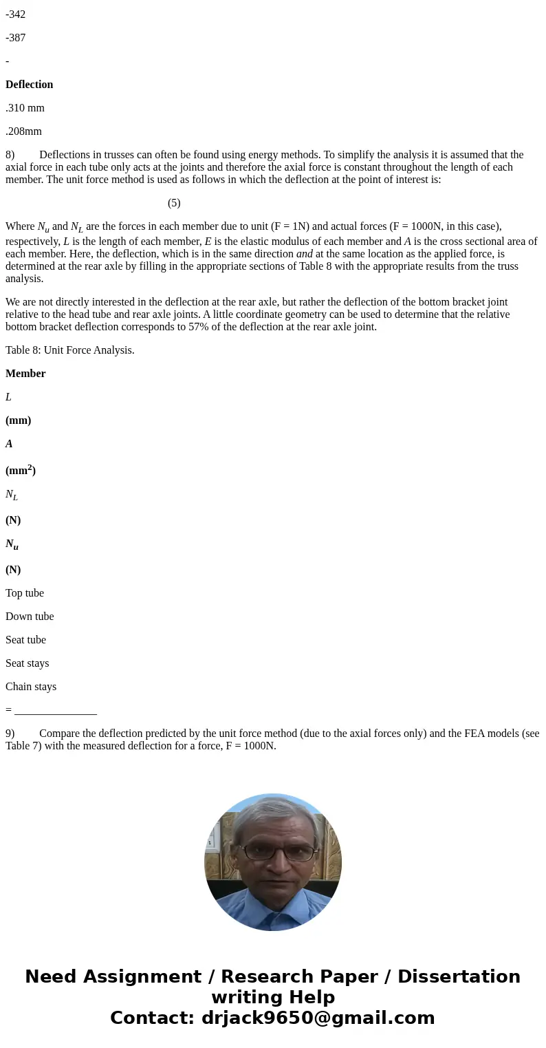Please use knowledge in material selection and sofeware CES EDU, to solve the question A portion of the frame of a bicycle is to be modeled as a beam loaded in  Please use knowledge in material selection and sofeware CES EDU, to solve the question A portion of the frame of a bicycle is to be modeled as a beam loaded in