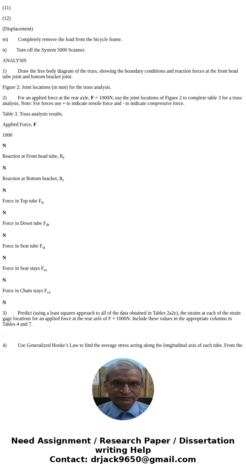 Please use knowledge in material selection and sofeware CES EDU, to solve the question A portion of the frame of a bicycle is to be modeled as a beam loaded in  Please use knowledge in material selection and sofeware CES EDU, to solve the question A portion of the frame of a bicycle is to be modeled as a beam loaded in