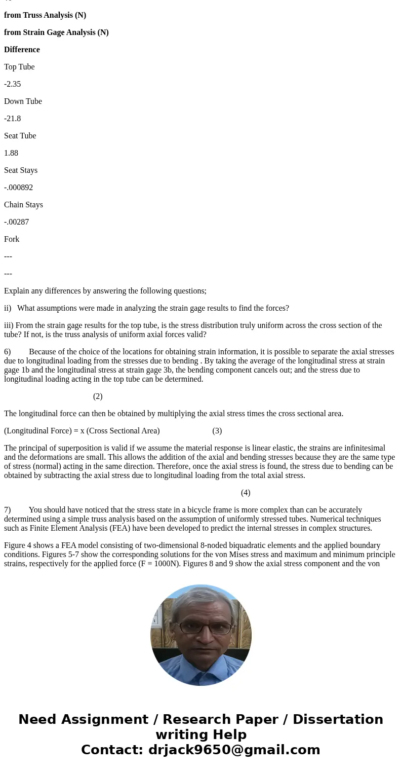 Please use knowledge in material selection and sofeware CES EDU, to solve the question A portion of the frame of a bicycle is to be modeled as a beam loaded in  Please use knowledge in material selection and sofeware CES EDU, to solve the question A portion of the frame of a bicycle is to be modeled as a beam loaded in