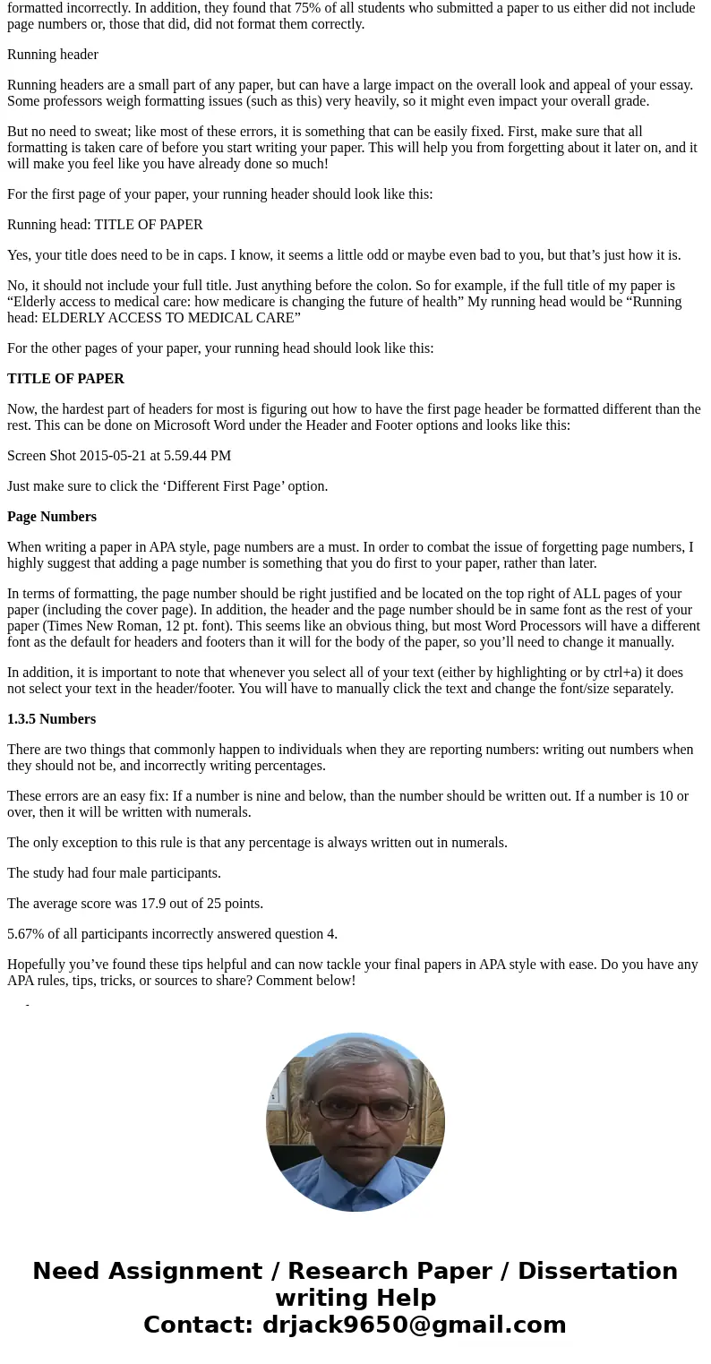 Review the APA requirements. then explain what you believe to be the most challenging aspect of APA formattingSolution1.1 APA Paper Review APA (American Psychol Review the APA requirements. then explain what you believe to be the most challenging aspect of APA formattingSolution1.1 APA Paper Review APA (American Psychol
