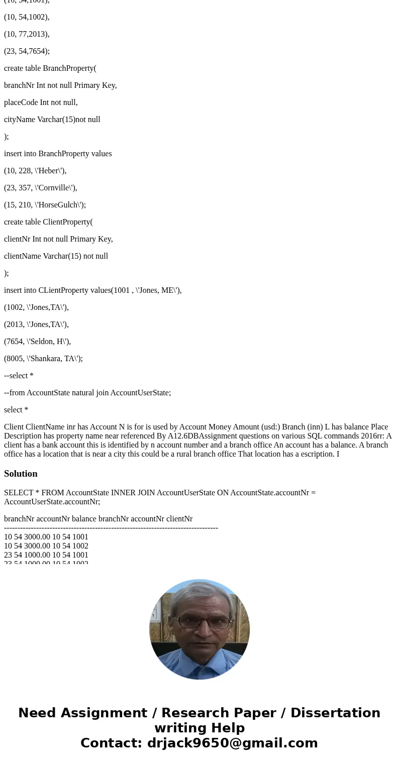 Task1: Construct and run the code for a natural inner join on the two tables AccountState and AccountUserState Construct your own database for this and enter th Task1: Construct and run the code for a natural inner join on the two tables AccountState and AccountUserState Construct your own database for this and enter th