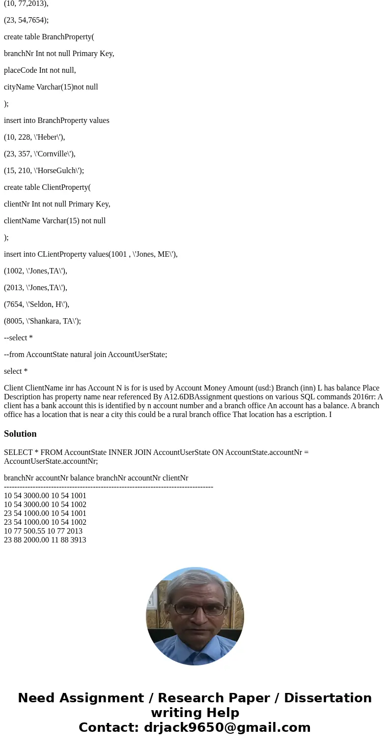 Task1: Construct and run the code for a natural inner join on the two tables AccountState and AccountUserState Construct your own database for this and enter th Task1: Construct and run the code for a natural inner join on the two tables AccountState and AccountUserState Construct your own database for this and enter th
