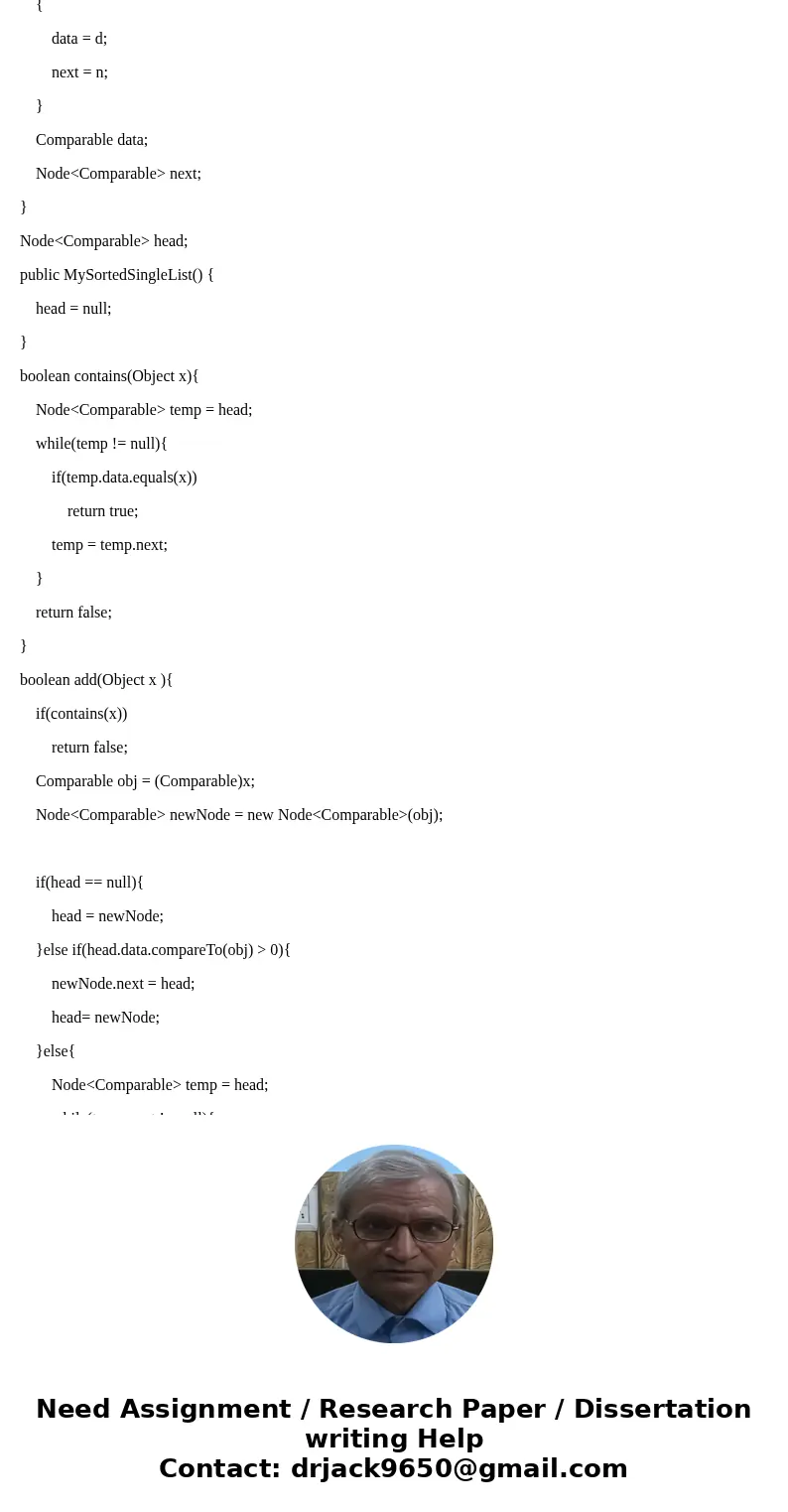 The following Java implementation of a class Node is given: private class Node<Comparable> { Node() { this(null, null); } Node(Comparable d) { this(d, nul The following Java implementation of a class Node is given: private class Node<Comparable> { Node() { this(null, null); } Node(Comparable d) { this(d, nul