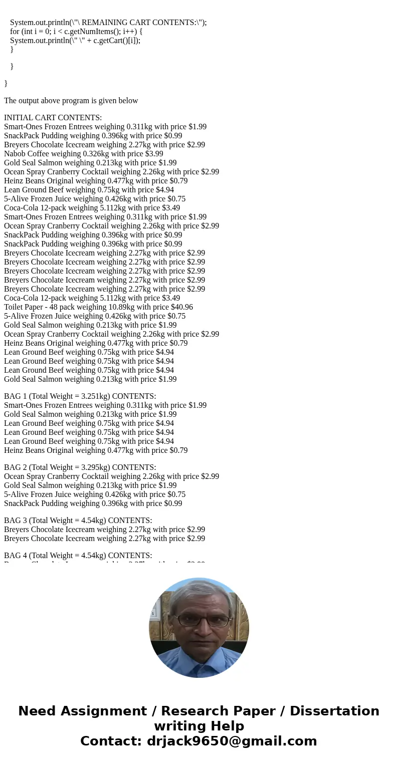 The PerishableItem Class Create a subclass of GroceryItem called PerishableItem that represents an item that can spoil. Implement a public toString() method tha The PerishableItem Class Create a subclass of GroceryItem called PerishableItem that represents an item that can spoil. Implement a public toString() method tha