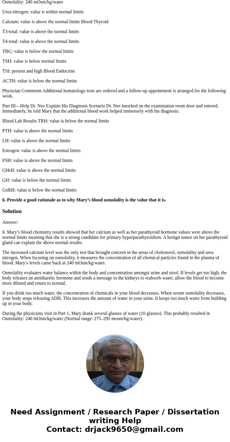 The question that needs answering is at the bottom, most of what is here is just for the info needed to answer it Part I—Trouble Sleeping Prompts an Urgent Doct The question that needs answering is at the bottom, most of what is here is just for the info needed to answer it Part I—Trouble Sleeping Prompts an Urgent Doct