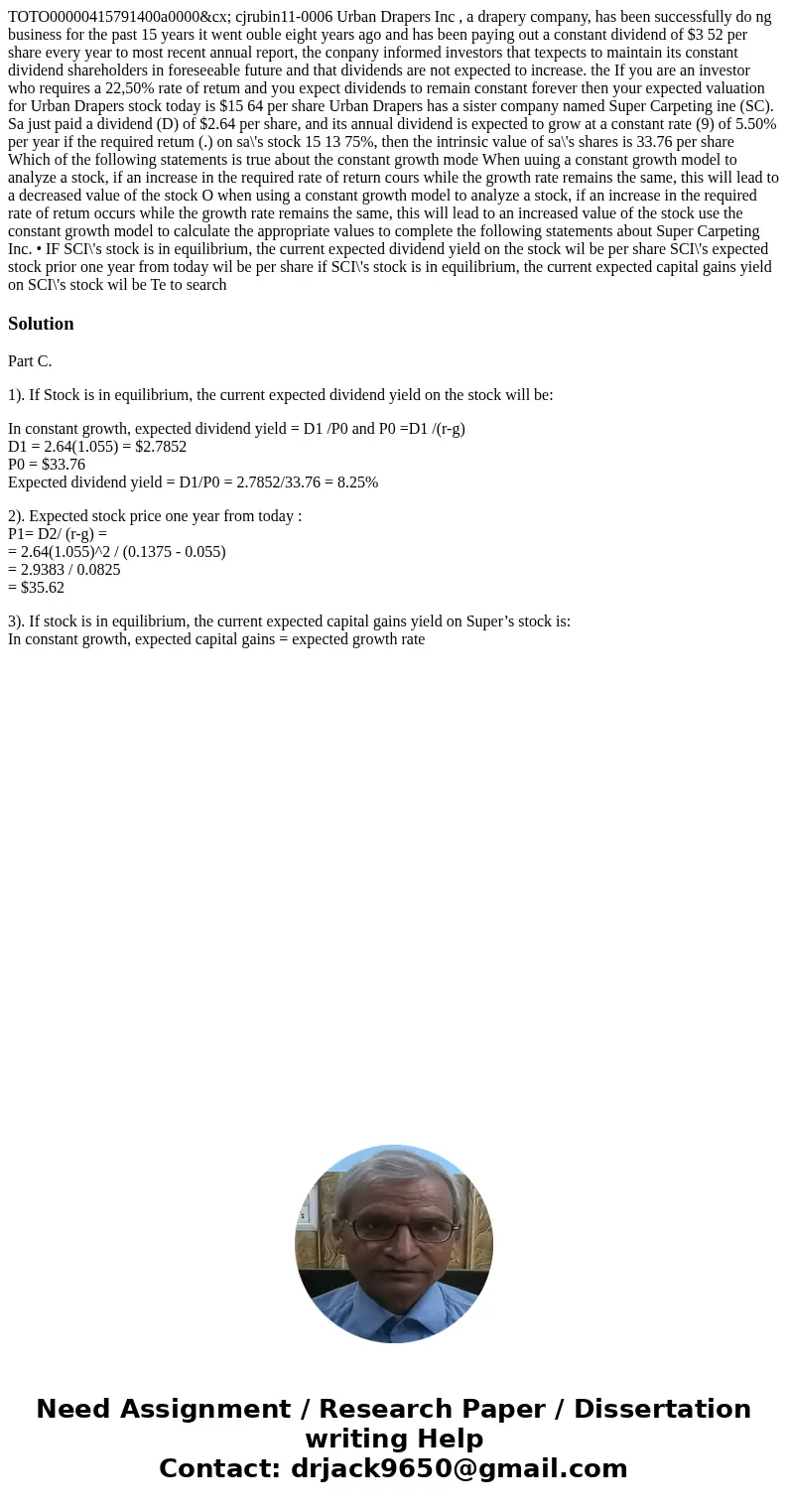 TOTO00000415791400a0000&cx; cjrubin11-0006 Urban Drapers Inc , a drapery company, has been successfully do ng business for the past 15 years it went ouble   TOTO00000415791400a0000&cx; cjrubin11-0006 Urban Drapers Inc , a drapery company, has been successfully do ng business for the past 15 years it went ouble