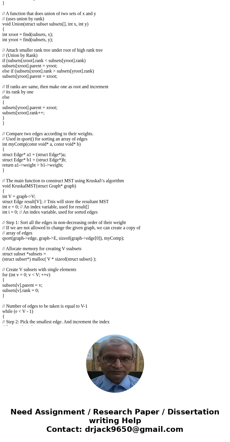 Use a modification of Kruskal\'s Algorithm to find the maximum spanning tree for the weighted graph. Give the total weight of the maximum spanning tree. What i  Use a modification of Kruskal\'s Algorithm to find the maximum spanning tree for the weighted graph. Give the total weight of the maximum spanning tree. What i