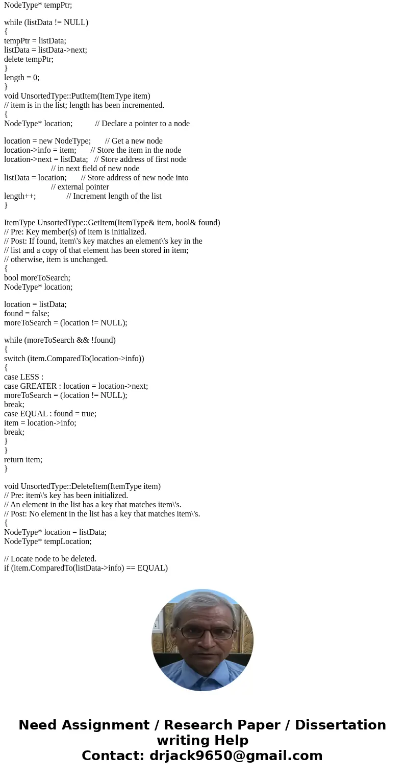 Using the C++ programming language 1. Implement the UnsortedList class to store a list of numbers that are input into the list from data.txt. - create a main.cp Using the C++ programming language 1. Implement the UnsortedList class to store a list of numbers that are input into the list from data.txt. - create a main.cp