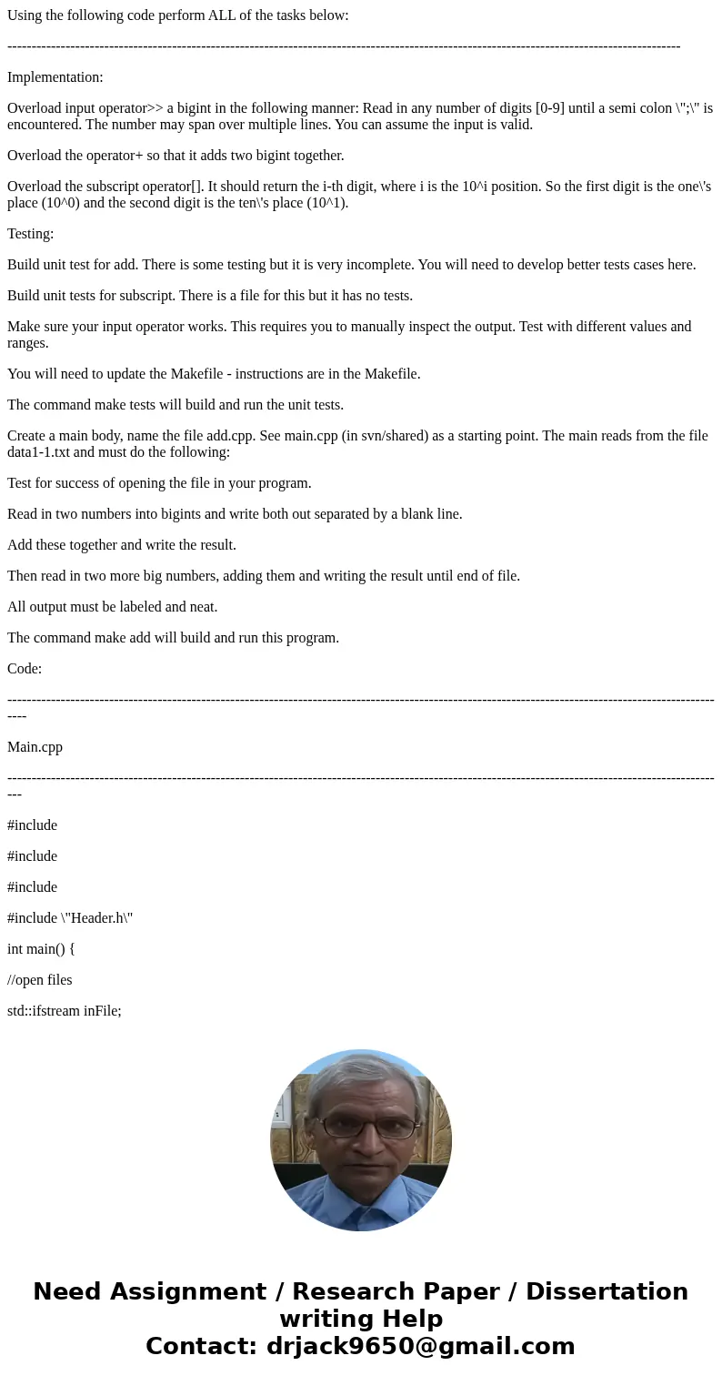Using the following code perform ALL of the tasks below: ------------------------------------------------------------------------------------------------------- Using the following code perform ALL of the tasks below: -------------------------------------------------------------------------------------------------------