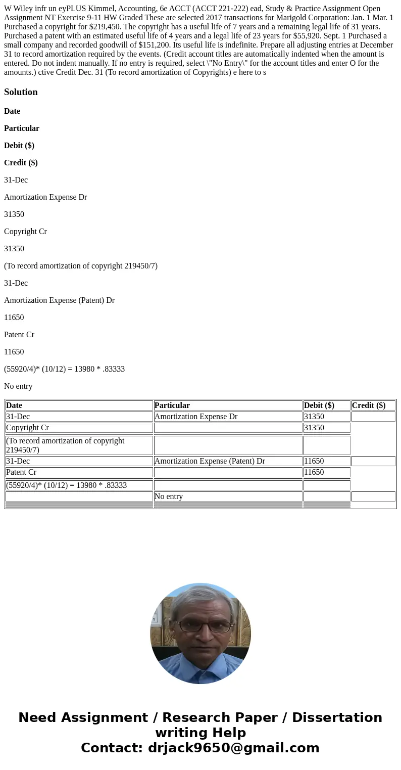 W Wiley infr un eyPLUS Kimmel, Accounting, 6e ACCT (ACCT 221-222) ead, Study & Practice Assignment Open Assignment NT Exercise 9-11 HW Graded These are sel  W Wiley infr un eyPLUS Kimmel, Accounting, 6e ACCT (ACCT 221-222) ead, Study & Practice Assignment Open Assignment NT Exercise 9-11 HW Graded These are sel