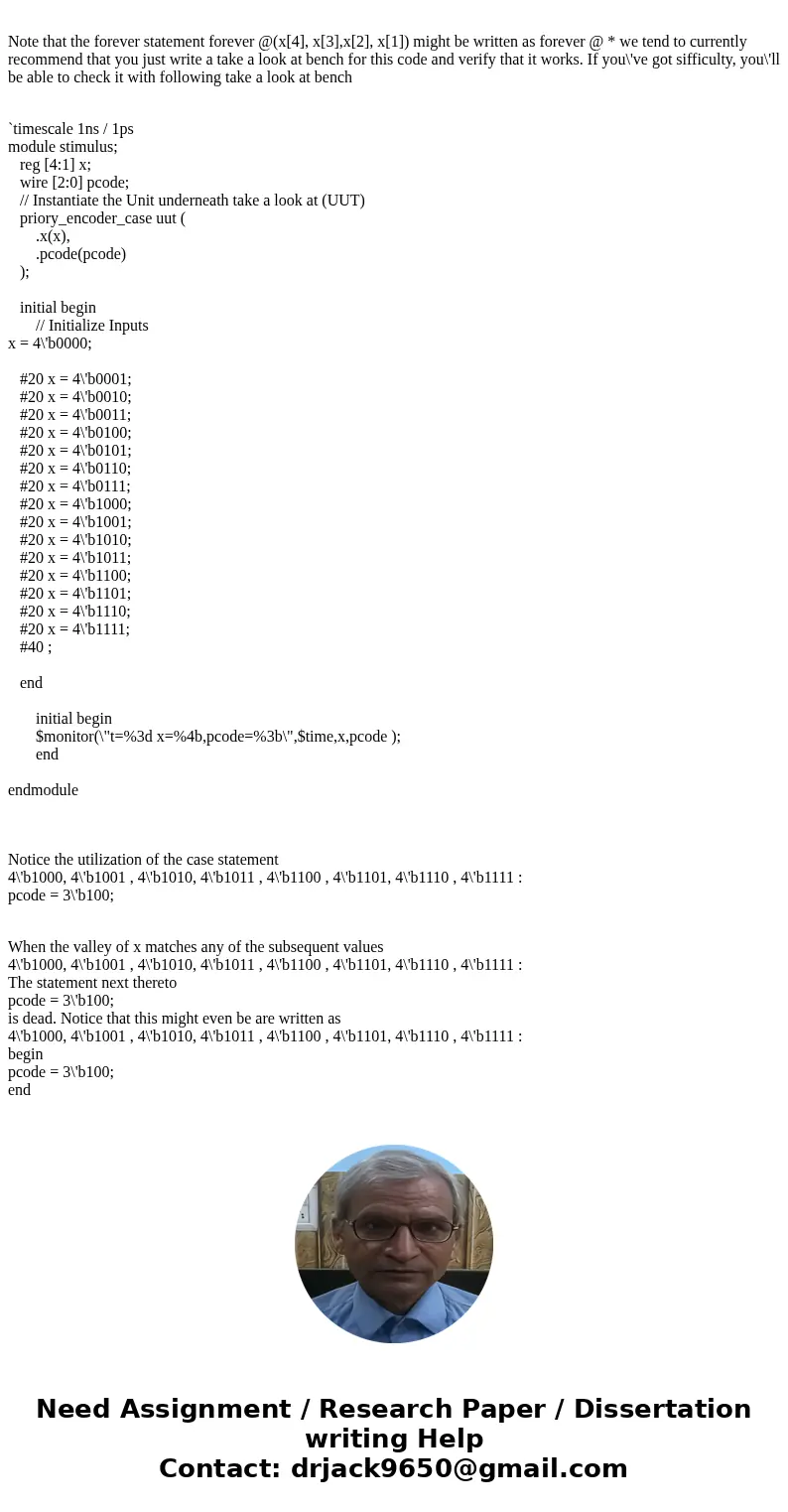Write a Verilog module using a casex statement that takes a 4-bit value as input and outputs the number of leading 1’s, e.g., 0111 -> 0, 1011 -> 1, 1100 - Write a Verilog module using a casex statement that takes a 4-bit value as input and outputs the number of leading 1’s, e.g., 0111 -> 0, 1011 -> 1, 1100 -