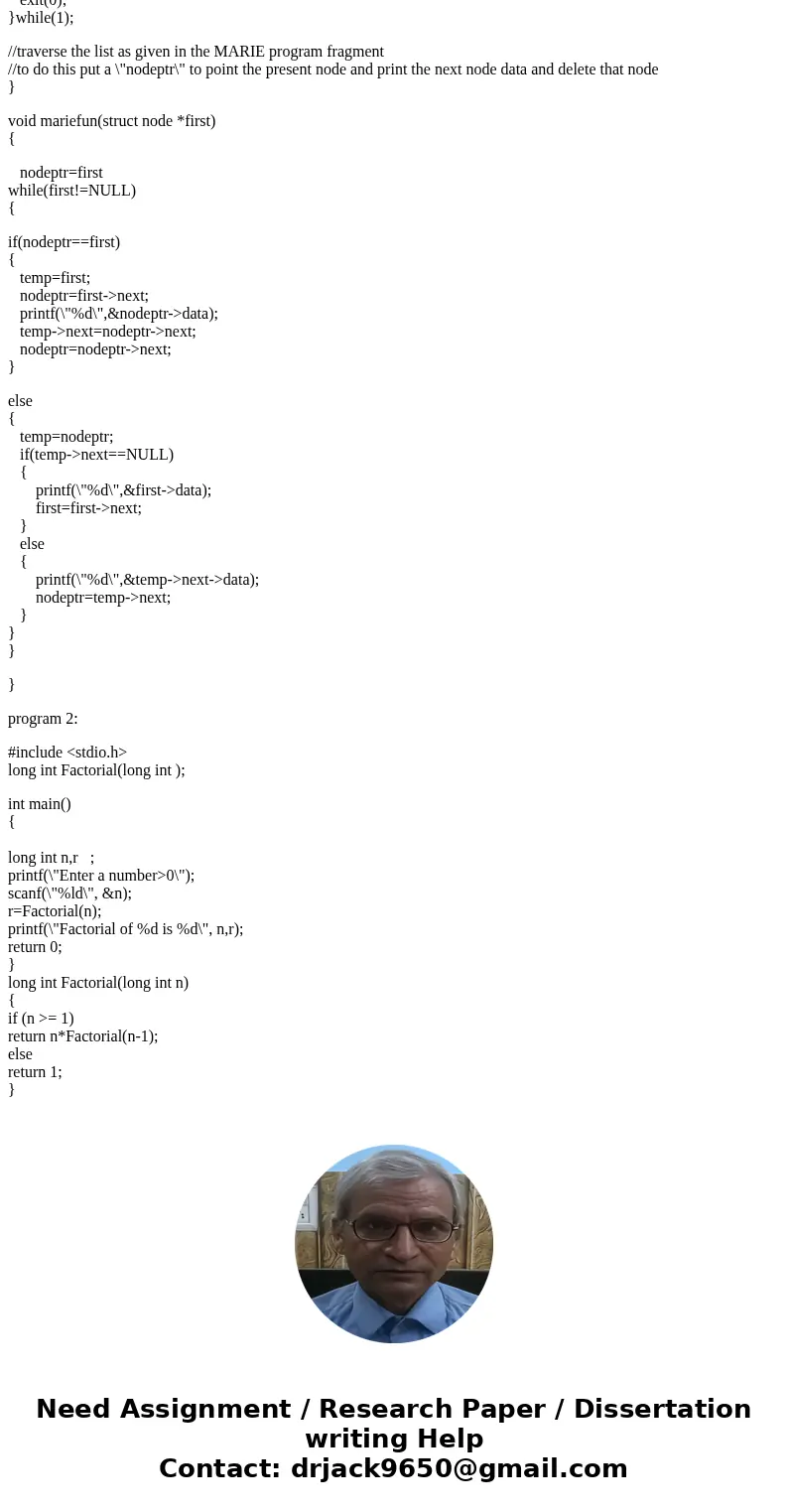(1) A linked list is a linear data structure consisting of a set of nodes, where each one except the last one points to the next node in the list. (Appendix A p