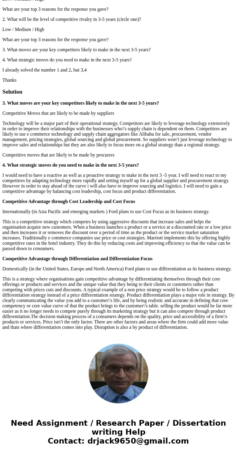 #1. Competitive Rivalry If you have many competitors offering equally attractive products and services, then you’ll most likely have little power in the industr #1. Competitive Rivalry If you have many competitors offering equally attractive products and services, then you’ll most likely have little power in the industr