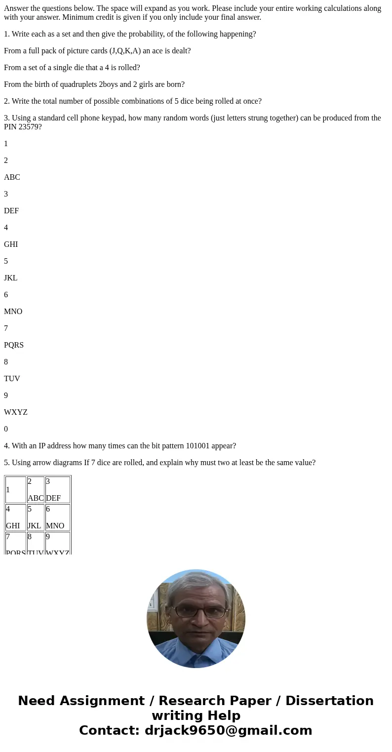 Answer the questions below. The space will expand as you work. Please include your entire working calculations along with your answer. Minimum credit is given i Answer the questions below. The space will expand as you work. Please include your entire working calculations along with your answer. Minimum credit is given i