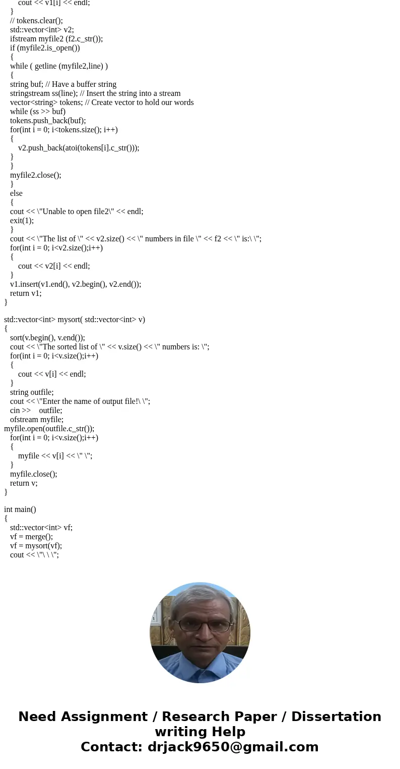 Basically the program must read the input files and combine them into one file. This must be done utilizing arrays and it must follow the user interface in the  Basically the program must read the input files and combine them into one file. This must be done utilizing arrays and it must follow the user interface in the
