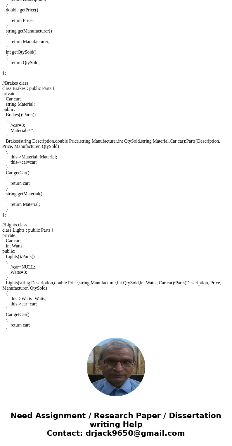 C++ Business is booming for Luigi and Gina LaMota and their automotive parts business. They would like you to help them keep track of the items that sell the be C++ Business is booming for Luigi and Gina LaMota and their automotive parts business. They would like you to help them keep track of the items that sell the be