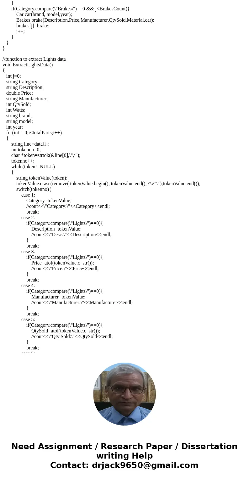 C++ Business is booming for Luigi and Gina LaMota and their automotive parts business. They would like you to help them keep track of the items that sell the be C++ Business is booming for Luigi and Gina LaMota and their automotive parts business. They would like you to help them keep track of the items that sell the be