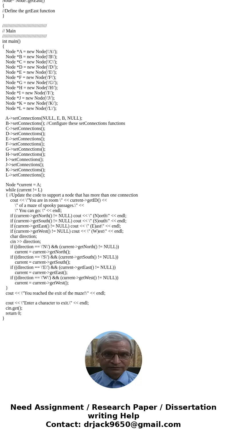 C++ maze game assignment: Please help me configure the functions in the following code to have the same outputs as the assignment requires: ******************** C++ maze game assignment: Please help me configure the functions in the following code to have the same outputs as the assignment requires: ********************