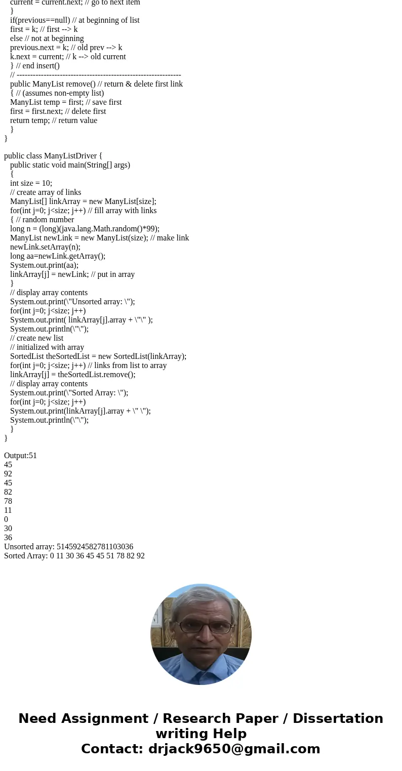 Create a class called ManyLists. It encapsulates an instance variable that is a long array. The length of the array should be dependent on an argument passed in