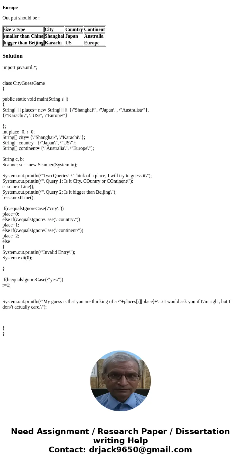 Dear Experts. Please help on this with comments. Thanks. Question: Plays a game of 2 queries Write a Java program which plays a simple game of 2 queries. The fi Dear Experts. Please help on this with comments. Thanks. Question: Plays a game of 2 queries Write a Java program which plays a simple game of 2 queries. The fi