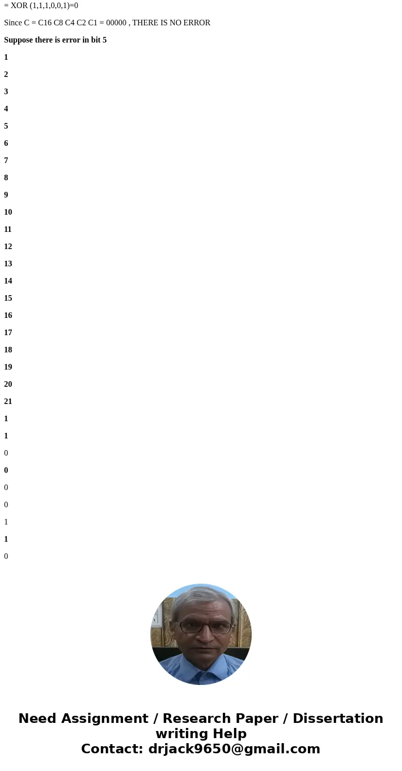 Develop an ECC code for a 16-bit data word. Generate the code for the data word 0101 0000 0011 1001. Show that the code will correctly identify an error in data Develop an ECC code for a 16-bit data word. Generate the code for the data word 0101 0000 0011 1001. Show that the code will correctly identify an error in data