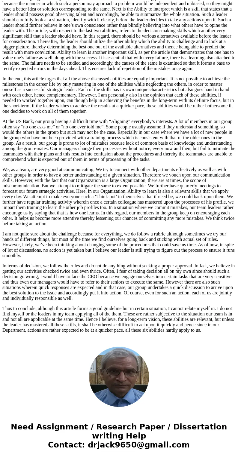 English is my second laguage. Please help check my grammar, sentence structure, punctuation, topic sentences. Please check carefully. Thank you very much! I rea