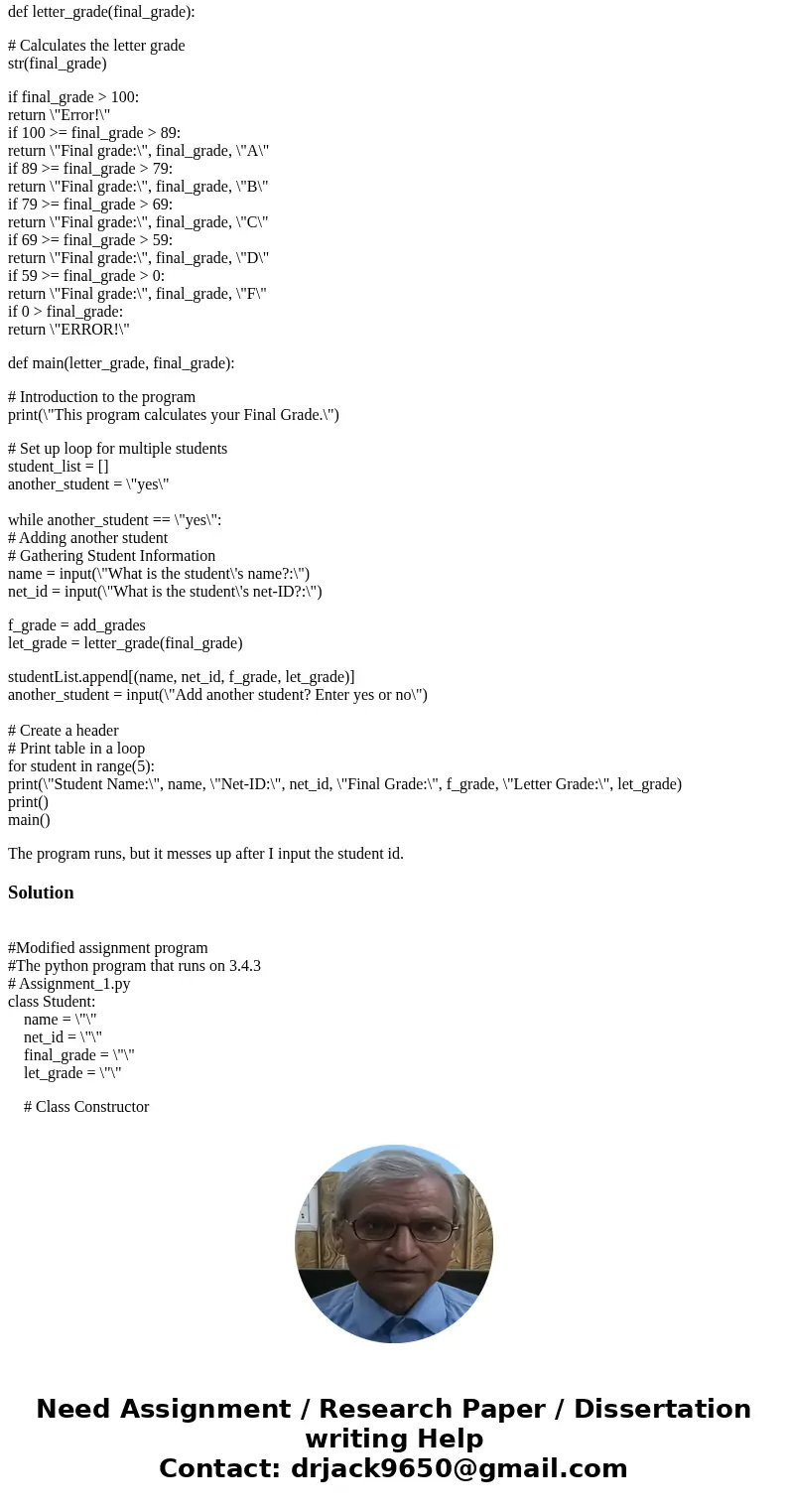 Hello, I am currently taking a course in Data Structures with Python. Here is my question: In this assignment, we will develop an algorithm to calculate the fin Hello, I am currently taking a course in Data Structures with Python. Here is my question: In this assignment, we will develop an algorithm to calculate the fin