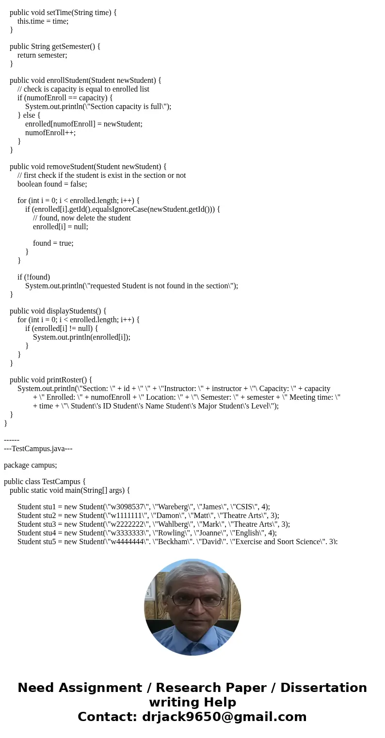 Hello. I\'m currently working on the last section to my assignment and I\'m running into issues. I\'ll post a screenshot of the directions provided to us, my 5  Hello. I\'m currently working on the last section to my assignment and I\'m running into issues. I\'ll post a screenshot of the directions provided to us, my 5