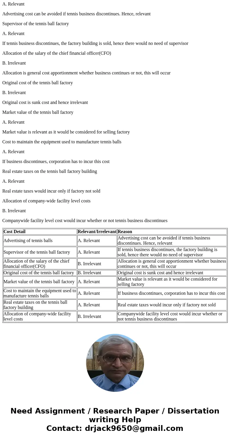 Help please! It says I got 3/4 correct (if each is worth .5 pts) My answers were: B, A, B, B, A, A, A, A Safer Corporation is considering eliminating one of its Help please! It says I got 3/4 correct (if each is worth .5 pts) My answers were: B, A, B, B, A, A, A, A Safer Corporation is considering eliminating one of its
