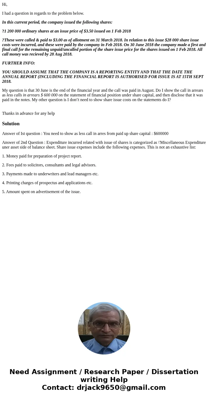 Hi, I had a question in regards to the problem below. In this current period, the company issued the following shares: ?1 200 000 ordinary shares at an issue pr Hi, I had a question in regards to the problem below. In this current period, the company issued the following shares: ?1 200 000 ordinary shares at an issue pr