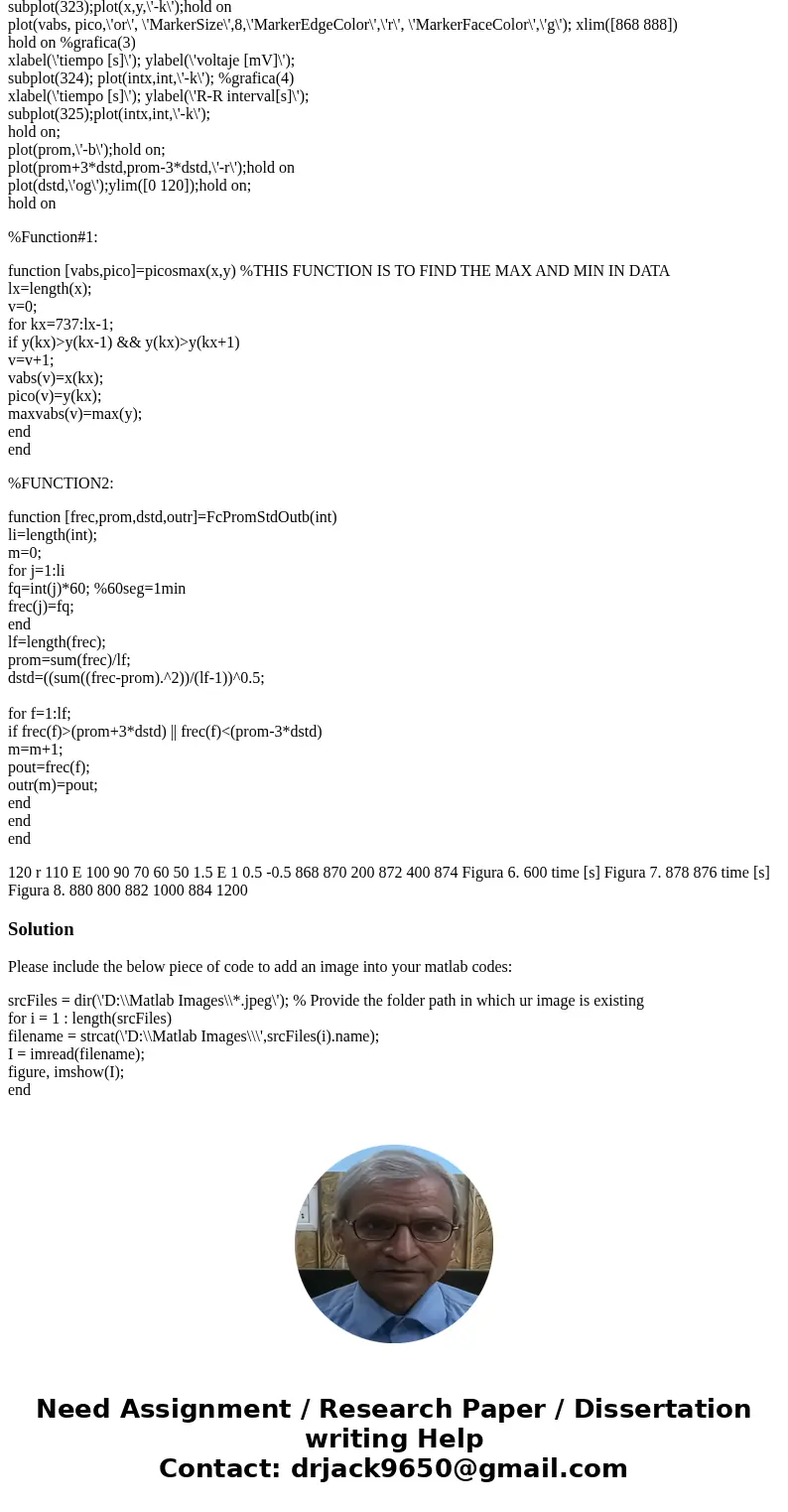 Hi! I need help with this: This is a EGC MATLAB PROGRAM, with functions! I have a problem, I dont know how to put in my program the graphs in the picture. This  Hi! I need help with this: This is a EGC MATLAB PROGRAM, with functions! I have a problem, I dont know how to put in my program the graphs in the picture. This