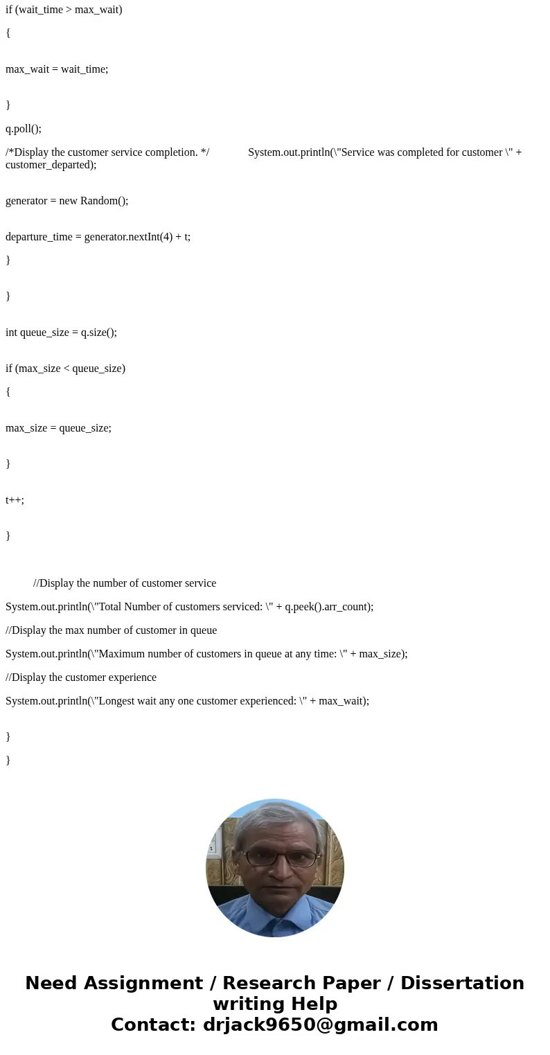 How can I do this in JAVA?? Queue simulation. Write a program that simulates a checkout line in asupermarket. A queue is FIFO, so enqueue at the tail of the que How can I do this in JAVA?? Queue simulation. Write a program that simulates a checkout line in asupermarket. A queue is FIFO, so enqueue at the tail of the que