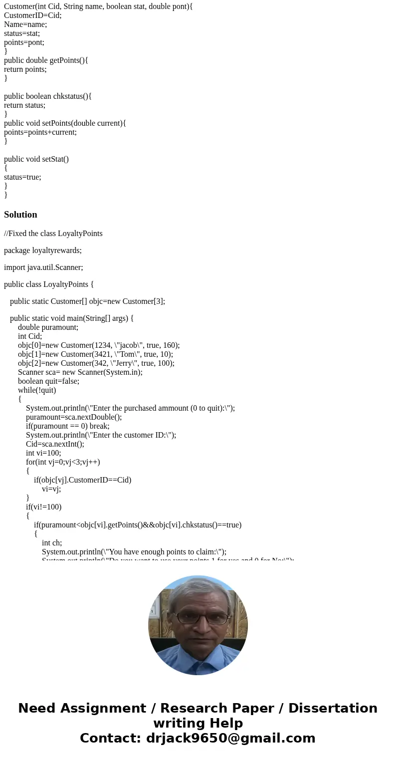 How do I convert this c language program into a java langauge program package loyaltyrewards; import java.util.Scanner; public class LoyaltyPoints { public stat How do I convert this c language program into a java langauge program package loyaltyrewards; import java.util.Scanner; public class LoyaltyPoints { public stat