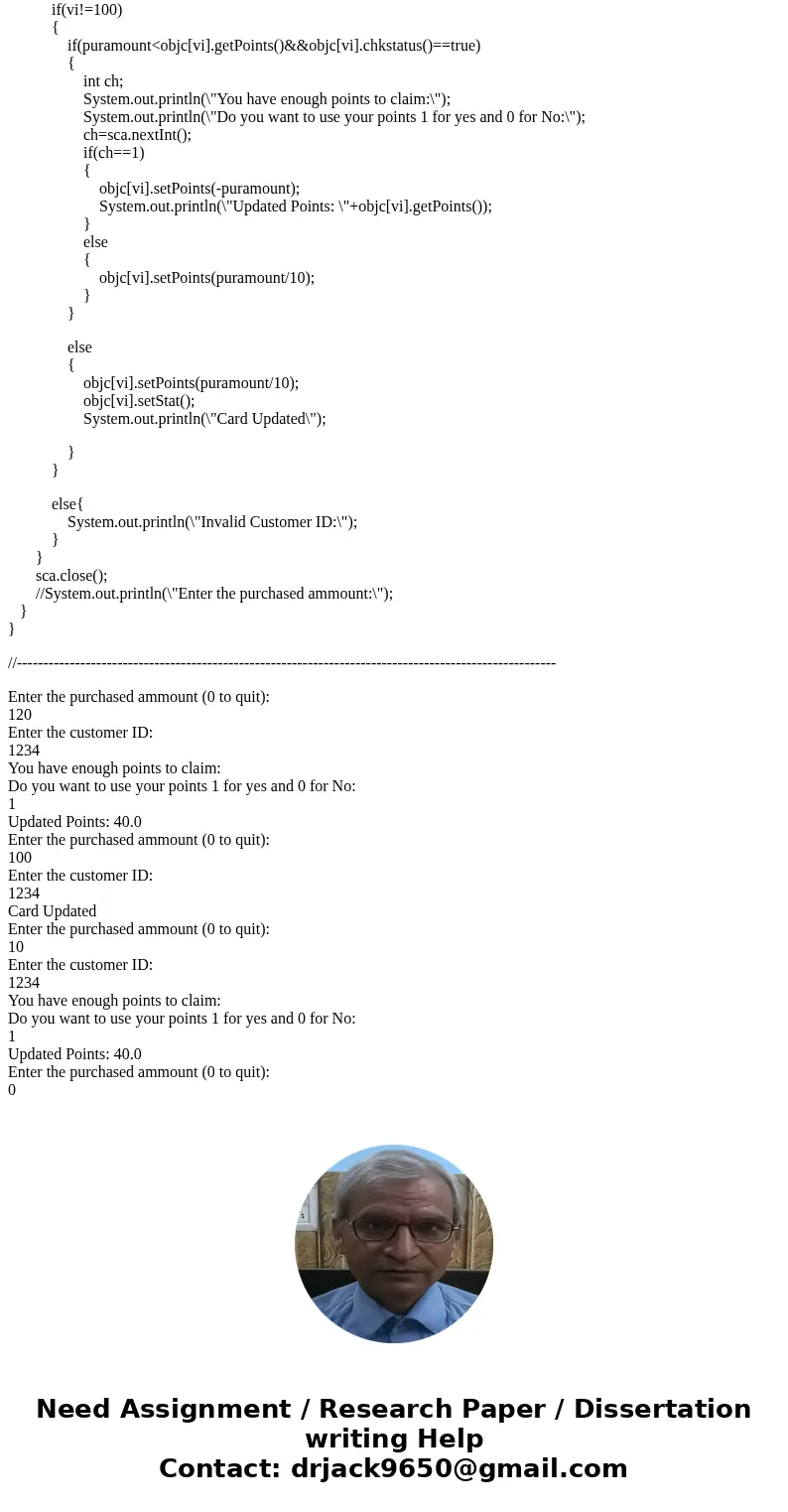 How do I convert this c language program into a java langauge program package loyaltyrewards; import java.util.Scanner; public class LoyaltyPoints { public stat How do I convert this c language program into a java langauge program package loyaltyrewards; import java.util.Scanner; public class LoyaltyPoints { public stat