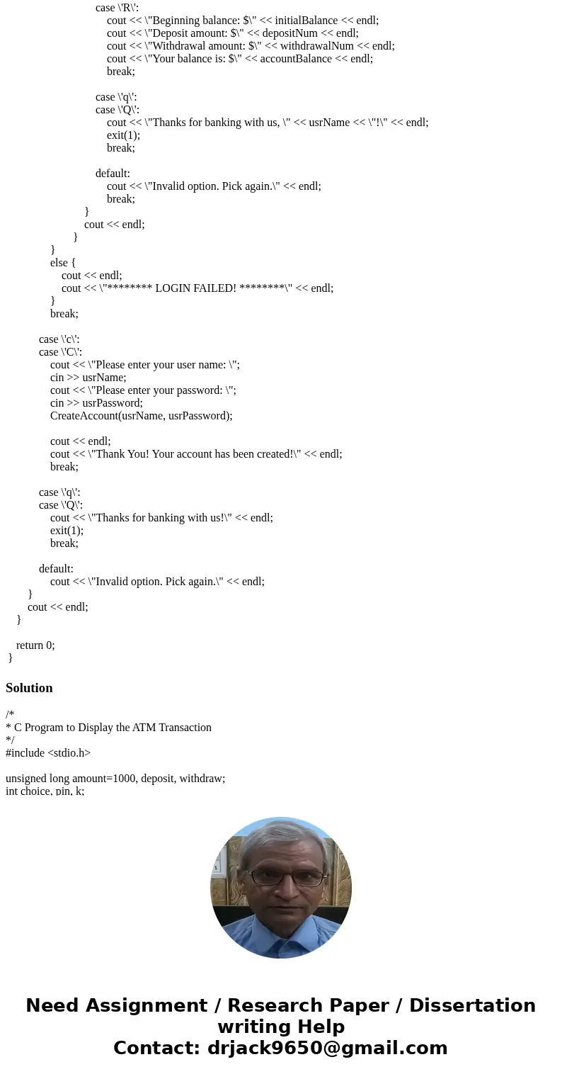 I have created the basic program for this assignment and included my code below. However, I\'m stuck on how to expanded per the instructions in bold. C++ Progra I have created the basic program for this assignment and included my code below. However, I\'m stuck on how to expanded per the instructions in bold. C++ Progra