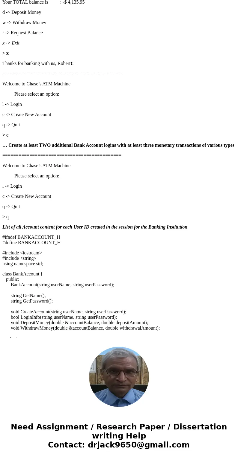 I have created the basic program for this assignment and included my code below. However, I\'m stuck on how to expanded per the instructions in bold. C++ Progra I have created the basic program for this assignment and included my code below. However, I\'m stuck on how to expanded per the instructions in bold. C++ Progra