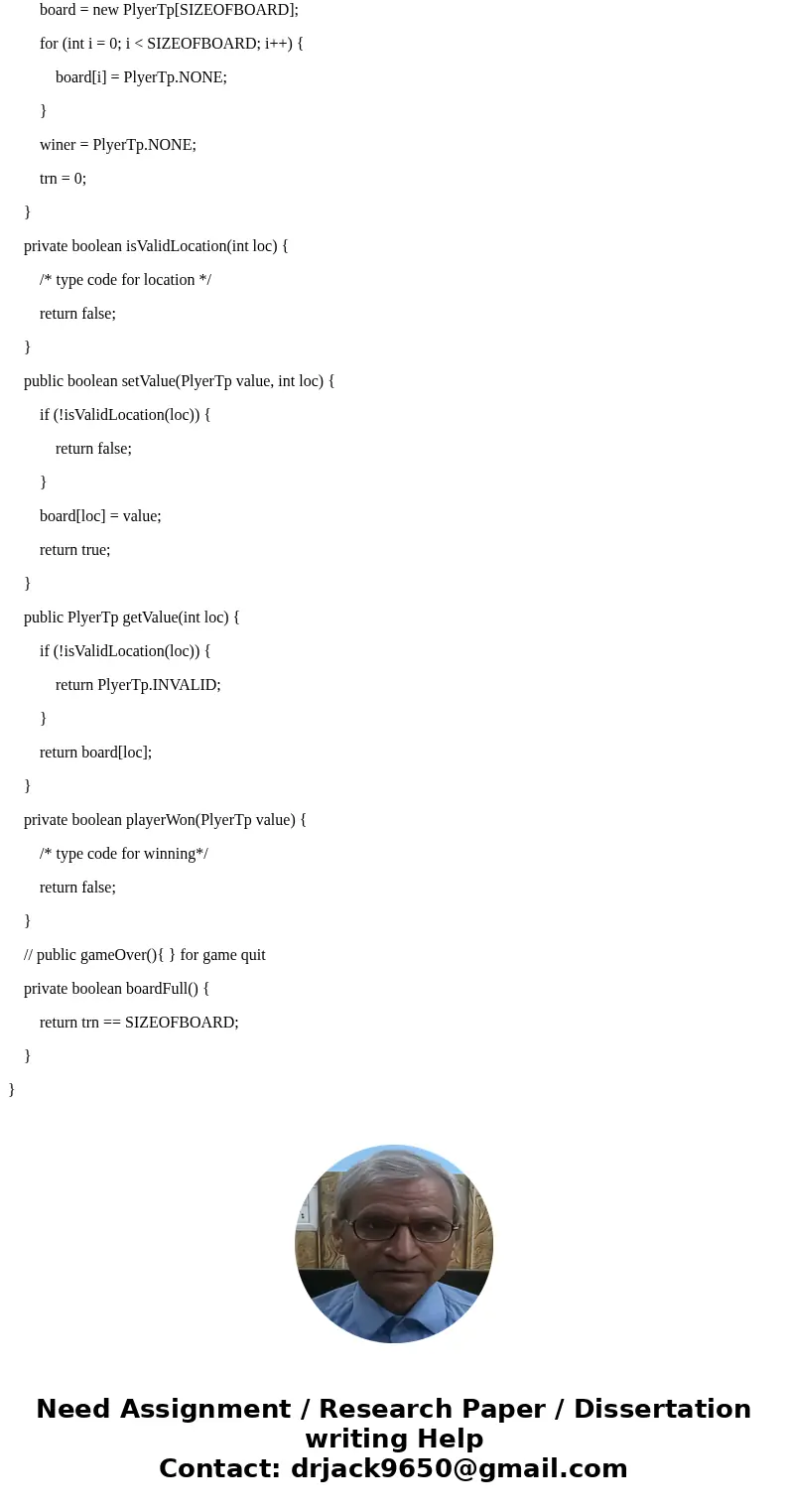 I need help creating a Tic-Tac-Toe game programmed in JAVA. It has to be a player vs computer and the board of the Tic-Tac-Toe has to be a 1D (one-dimension). R I need help creating a Tic-Tac-Toe game programmed in JAVA. It has to be a player vs computer and the board of the Tic-Tac-Toe has to be a 1D (one-dimension). R