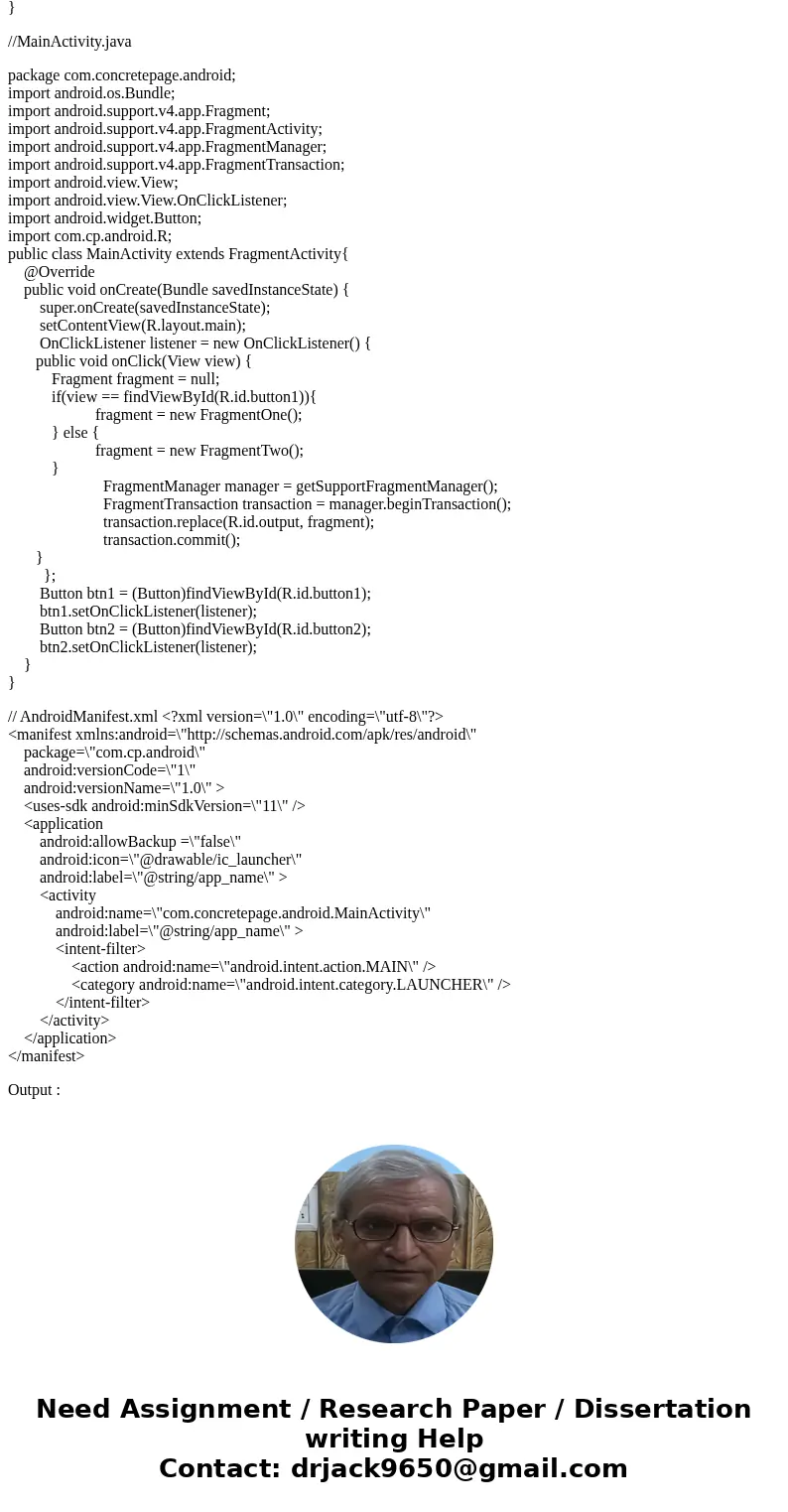 I need help creating an Android app which uses Fragments and Transaction Manager such that it will be able to pass data from one fragment to another. I have cre I need help creating an Android app which uses Fragments and Transaction Manager such that it will be able to pass data from one fragment to another. I have cre