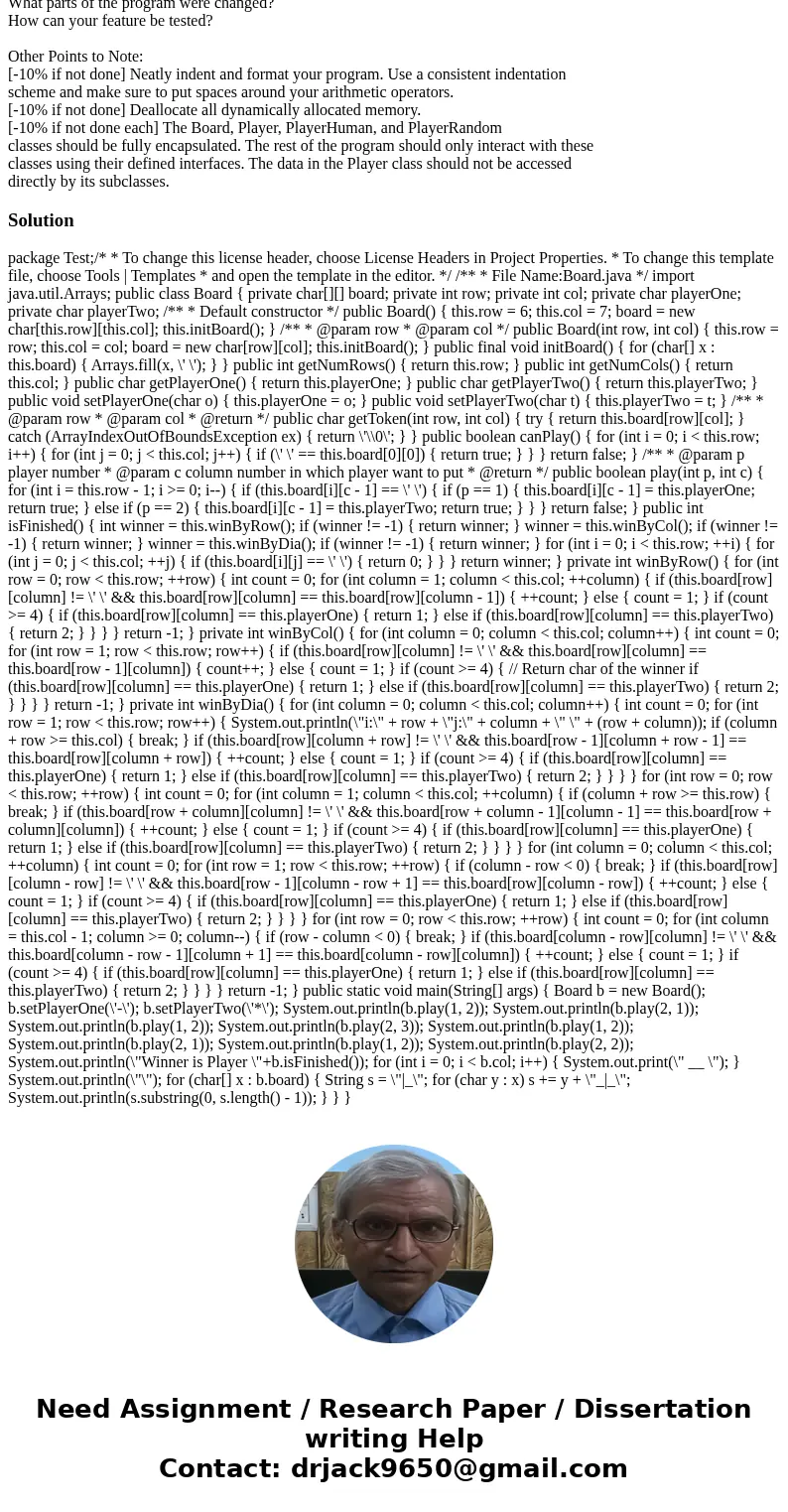 In this assignment, you will implement a simple Tic-Tac-Toe game. It will be possible to play human-vs-human, human-vs-computer, or computer-vs-computer. Tic-Ta In this assignment, you will implement a simple Tic-Tac-Toe game. It will be possible to play human-vs-human, human-vs-computer, or computer-vs-computer. Tic-Ta