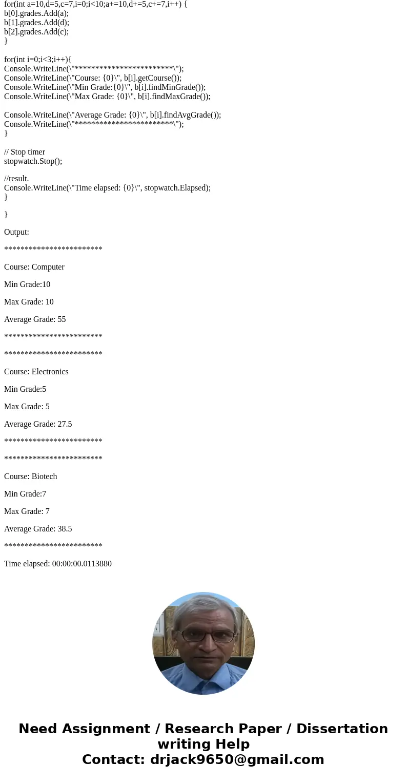 isbn is 9780521670159 Design and implement a class that allows a teacher to track the grades in a single course. Include methods that calculate the average grad isbn is 9780521670159 Design and implement a class that allows a teacher to track the grades in a single course. Include methods that calculate the average grad