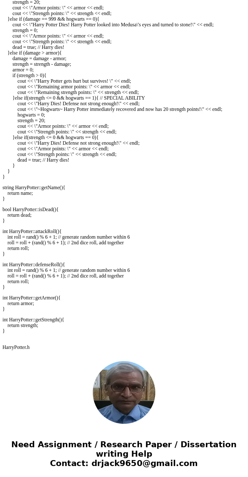 Language: C++ Original Question: http://www.chegg.com/homework-help/questions-and-answers/project-using-c-create-simple-class-hierarchy-basis-fantasy-combat-gam Language: C++ Original Question: http://www.chegg.com/homework-help/questions-and-answers/project-using-c-create-simple-class-hierarchy-basis-fantasy-combat-gam
